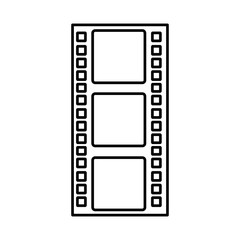 Obraz premium tape film record isolated icon vector illustration design