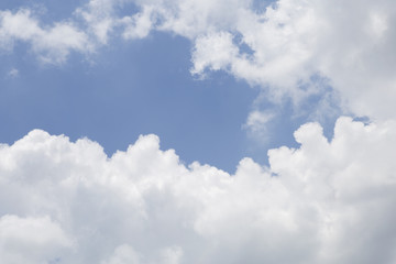 Beautiful blue sky and clouds.