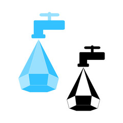 Water conservation logo