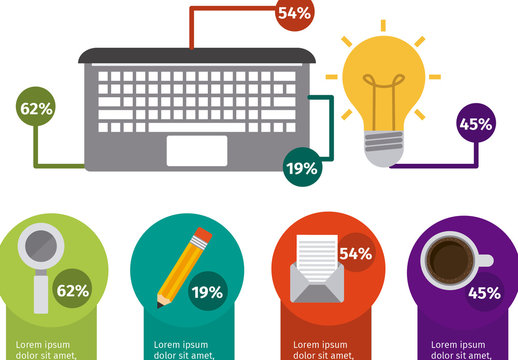 Bright Productivity Infographic