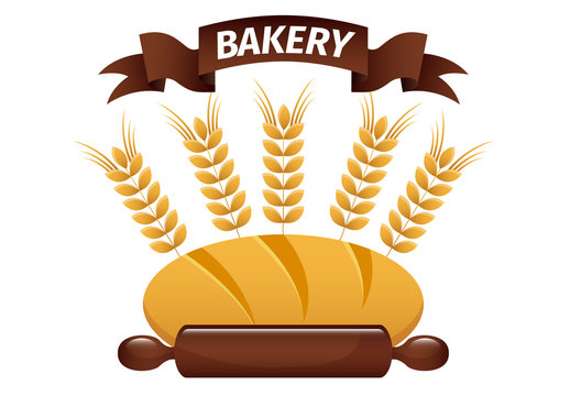 Brown and Gold Traditional Bakery Logo Icons Set