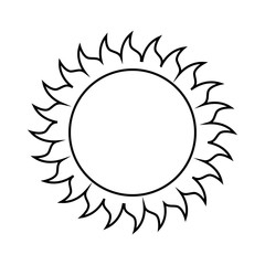 sun summer isolated icon vector illustration design