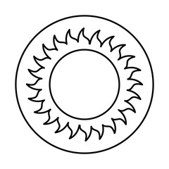 sun summer isolated icon vector illustration design