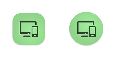 Vector Green Web Buttons