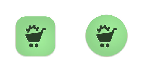 Vector Green Web Buttons