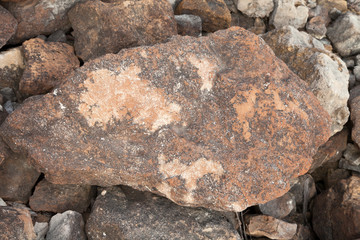 Rocks at Clinton State Park in Kansas
