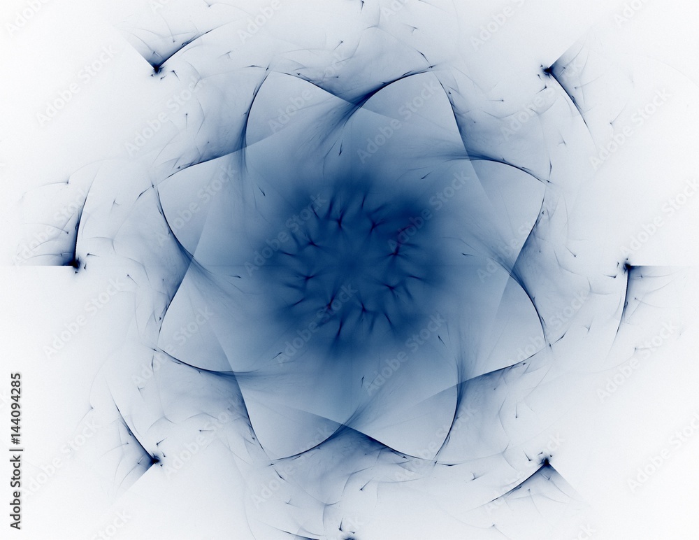 Poster multicolored abstract computer generated fractal mandala background