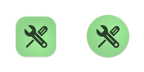 Vector Green Web Buttons