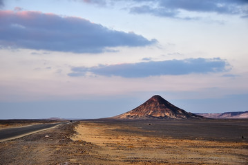 Road in the deset