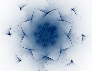 Multicolored abstract computer generated fractal mandala background