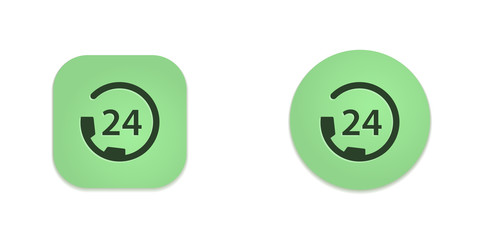 Vector Green Web Buttons