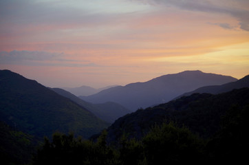 Mountain lying