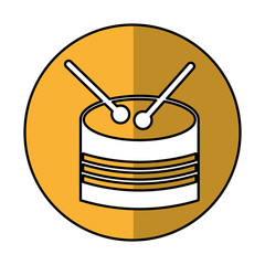 drump toy instrument icon vector illustration design
