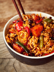Chinese Spicy diced chicken rice
