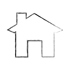 house exterior isolated icon vector illustration design