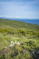 Fototapeta na wymiar Landscape from beautiful Croatian island, Hvar, Croatia