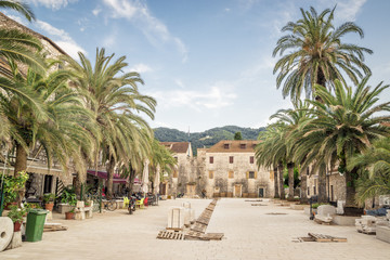 Stari Grad town on Hvar island, Croatia
