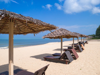 beds on beach