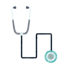stethoscope medicine icon image vector illustration design 