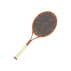 tennis racket sport icon image vector illustration design 