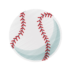 baseball ball icon image vector illustration design 
