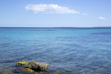 View of Formentera Island from Ibiza
