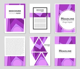 Abstract vector layout background set. For art template design, list, front page, mockup brochure theme style, banner, idea, cover, booklet, print, flyer, book, blank, card, ad, sign, sheet,, a4