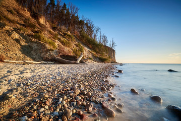 Fototapeta na wymiar Baltic Sea, Gdynia Orlowo, Baltic cliff