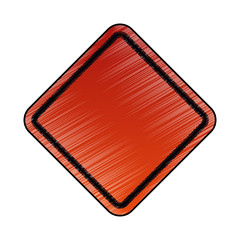 Under construction road sign icon vector illustration graphic design