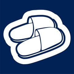 Slipper icon - Illustration