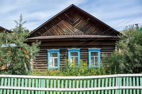 Colorful Urral Mountain secret town in Russia
