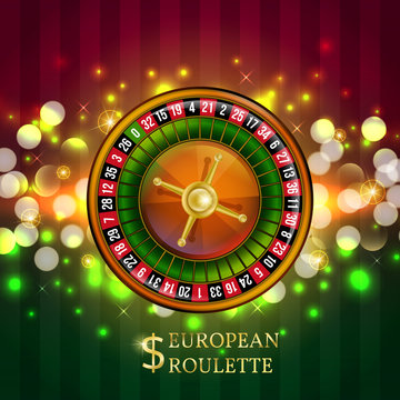Gambling European Roulette banner.