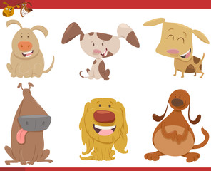 dog animal characters set