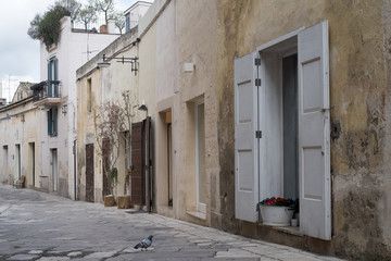 Fototapeta na wymiar Street in Matera, Italy