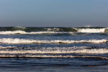 View at Atlantic ocean beach
