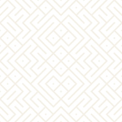 Geometric Ethnic Background Lattice. Stylish Subtle Texture. Vector Abstract Seamless Pattern.