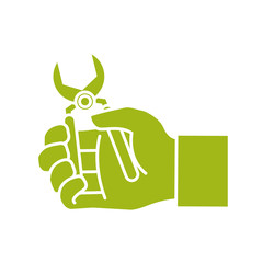 Construction tool equipment icon vector illustration graphic design