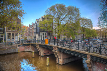 Naklejka premium Amsterdam autumn.