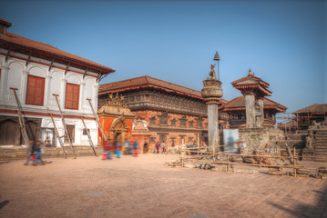 Naklejka premium Durbar Square in Bhaktapur