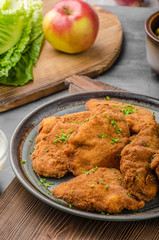Breaded original schnitzel