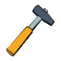 Construction tool equipment icon vector illustration graphic design