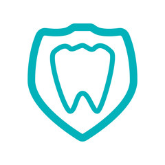 Medical dental care icon vector illustration graphic design
