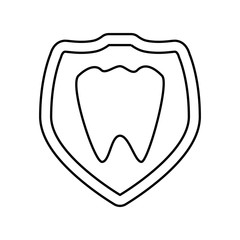 Medical dental care icon vector illustration graphic design