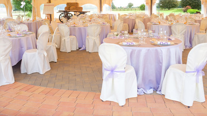 wedding reception outdoor