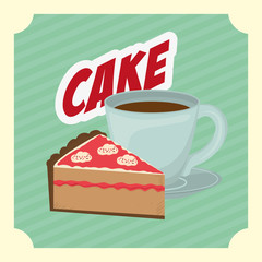 Delicious sweet bakery icon vector illustration graphic design