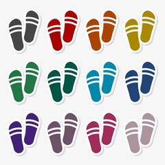 Slippers icon - Illustration