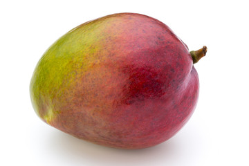 Mango fruit isolated on white background .