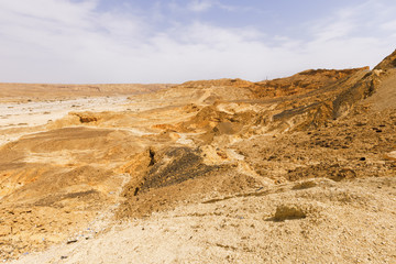 Desert landscapes in Israel.