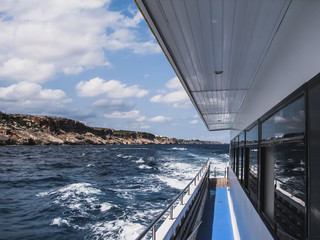 On a boat