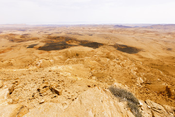Fototapeta na wymiar Desert landscapes in Israel.